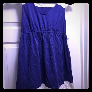 Loft V neck color block sundress